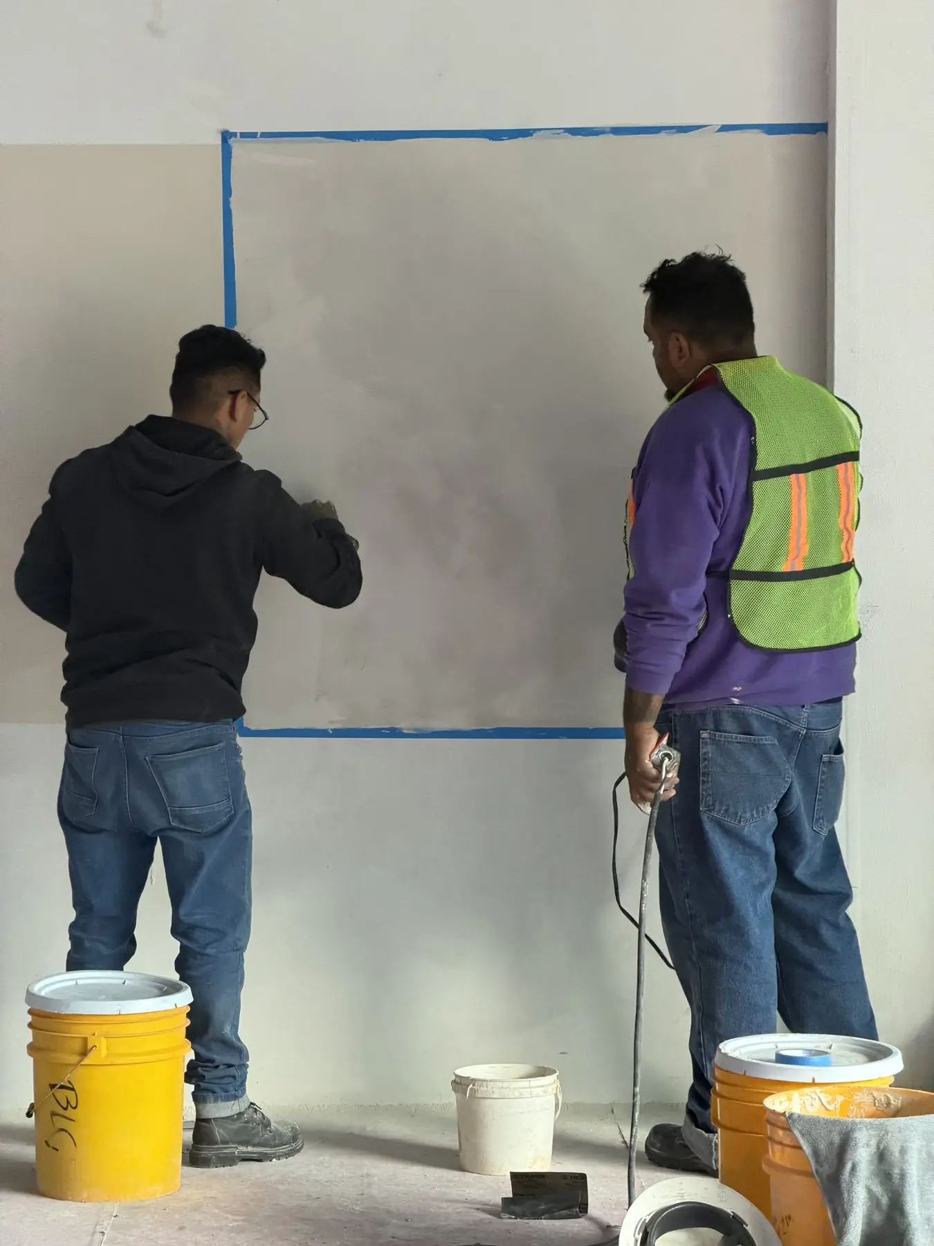 Preparación de muro para recubrimiento